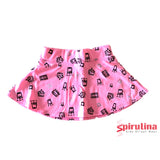 חצאית עם טייץ ורודה קורונה