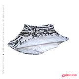 חצאית טייץ ספורט לבנה. חצאיות אחרונות במידות 2 ו-4 במחיר חיסול!