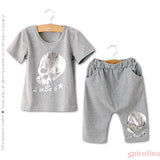 מכנסי שקי קקי עם הדפס גולגולת