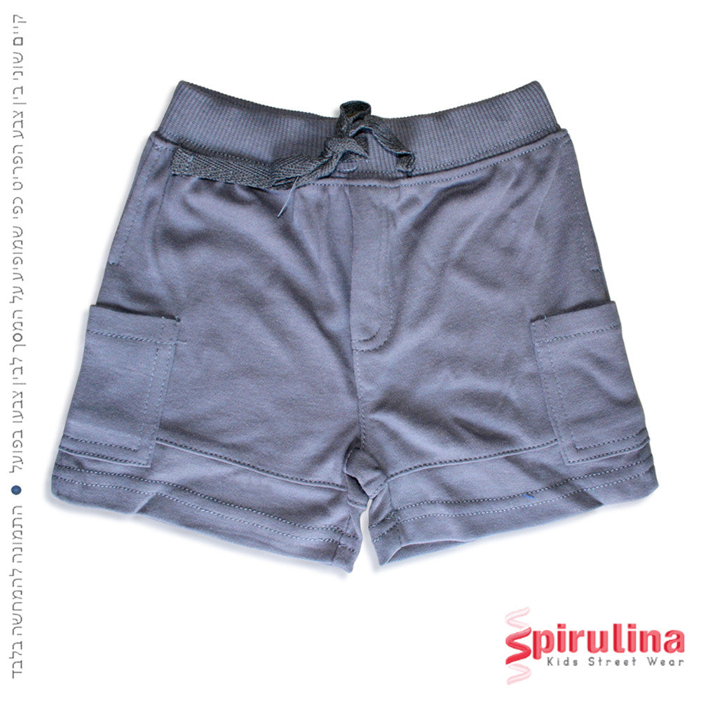 מכנסי ברמודה לתינוקות, 100% כותנה בצבע כחול נייבי. 6-24 חודשים