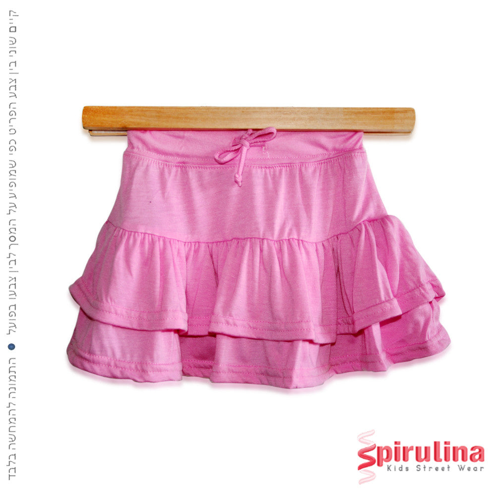 חצאית ורודה לילדות