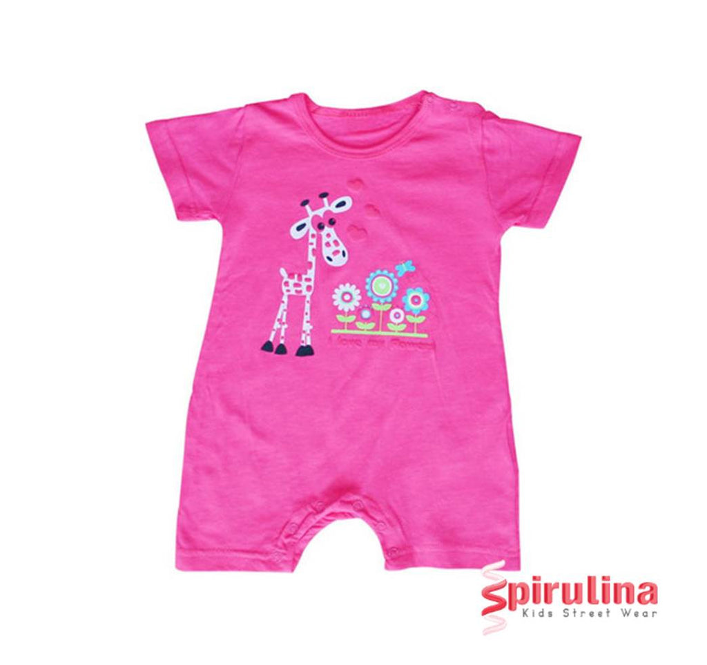 אוברול קצר לבנות (ג'אמפר) - ג'ירפה פוקסיה. ג'אמפרים אחרונים במידה 18-24 בלבד