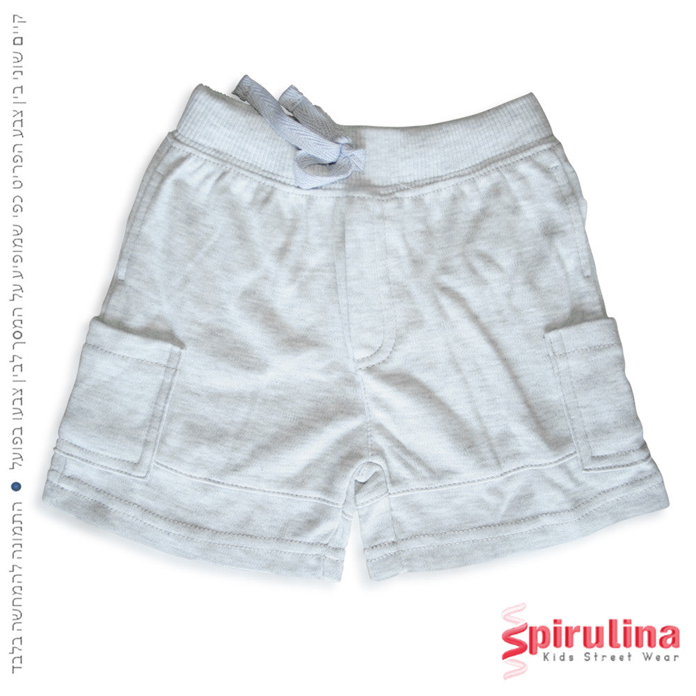 מכנסי ברמודה לתינוקות, 100% כותנה בצבע תכלת. 6-24 חודשים