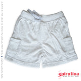 מכנסי ברמודה לתינוקות, 100% כותנה בצבע מלאג'. 6-24 חודשים