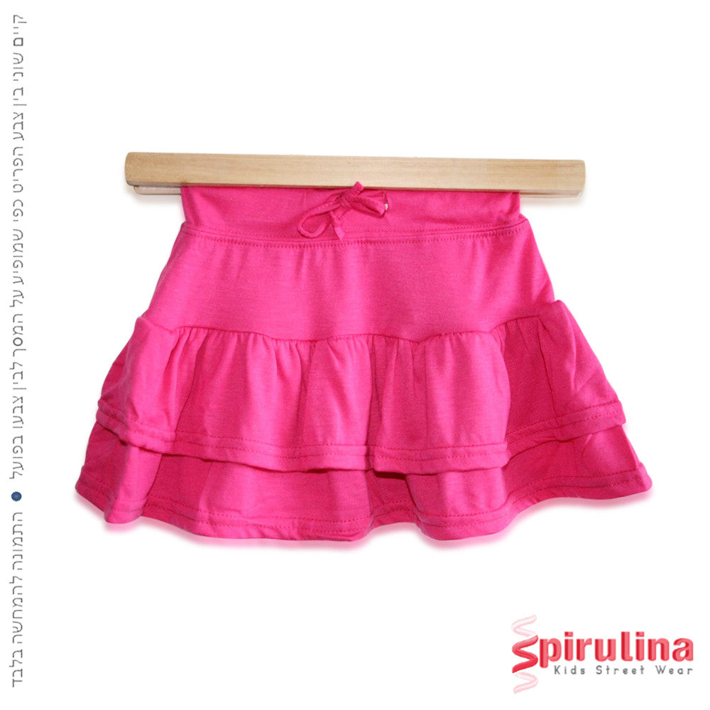 חצאית ורודה לילדות