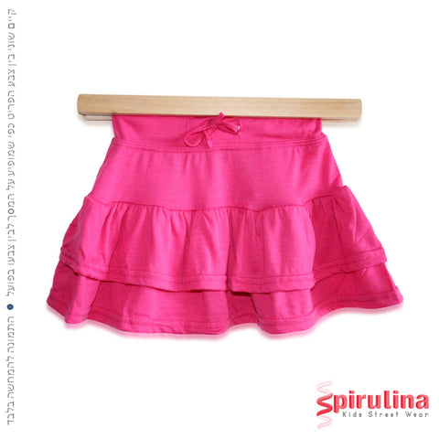 חצאית ורודה לילדות
