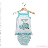 סט של גופייה + תחתון לבָּנוֹת, 100% כותנה, ב-50% הנחה