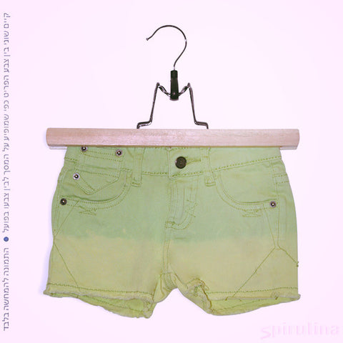 מכנסי גי'נס ירוקים לילדות מבית ספירולינה