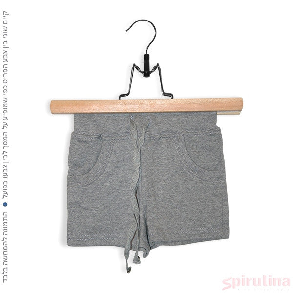 מכנסונים אפורים לילדות. זוג אחרון בצבע אפור מלאנג' במידה 5 במחיר חיסול!