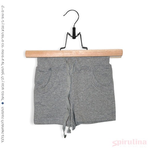 מכנסונים אפורים לילדות. זוג אחרון בצבע אפור מלאנג' במידה 5 במחיר חיסול!
