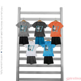 חליפה לבנים של גלישה, 100% כותנה של אביגדור AVG - מידות 3-8 שנים