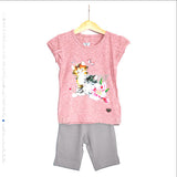 ורוד בייבי / אפור אמריקאי