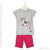 לבן / ורוד פוקסיה