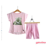 חליפת קיץ גור נמרים ורוד בייבי