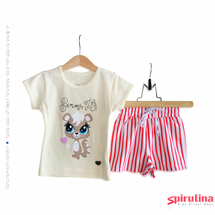 חליפת סנאי בצבע שמנת מבית ספירולינה