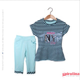 חליפת גן לילדות עם טייץ 7/8