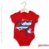 בגד גוף אדום אתר ספירולינה בגדי ילדים