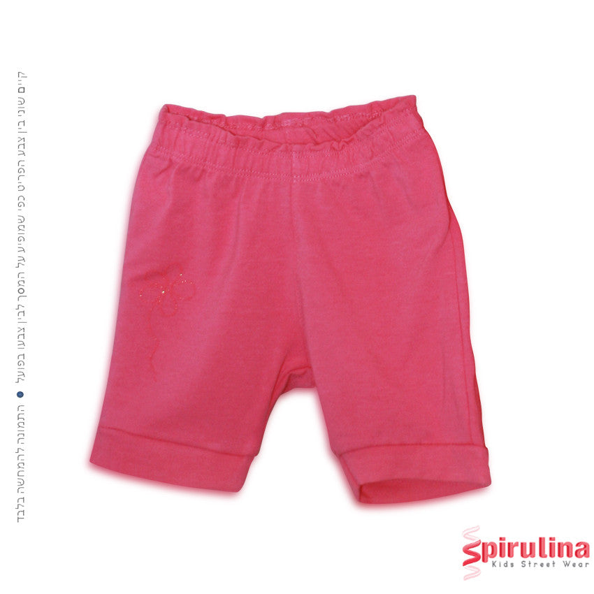 מכנסי טייץ ורודים לתינוקת