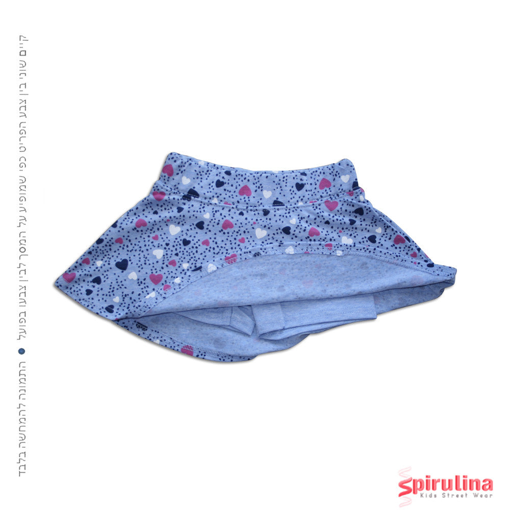 חצאית לבבות לילדות