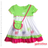 שמלת שכבות פרחונית לילדה