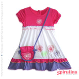 שמלת שכבות ורודה לתינוקת