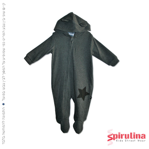 אוברול עם רגליות מחמם לתינוקות