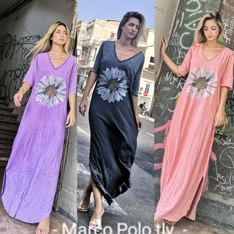 שמלת חמניה מרקו פולו