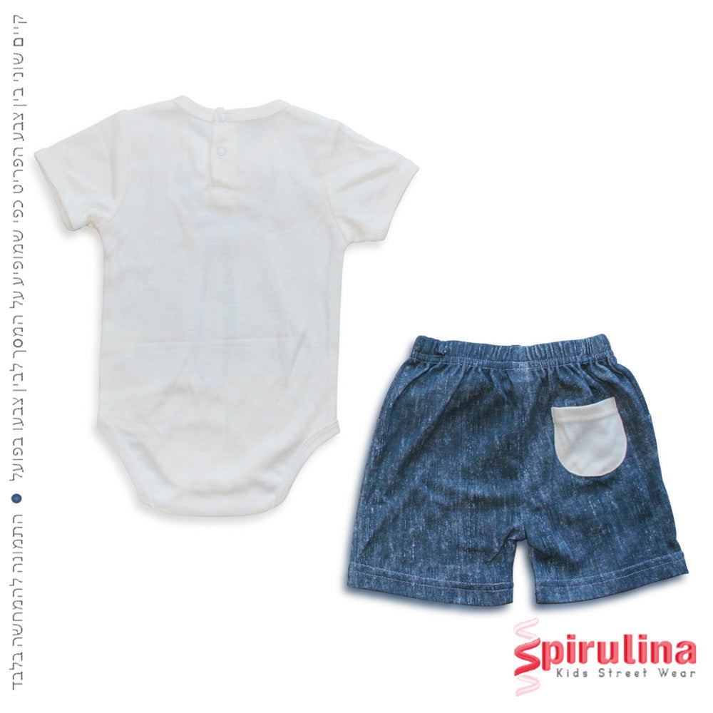 חליפת בגד גוף לתינוק. ספירולינה, אתר אונליין לבגדי ילדים