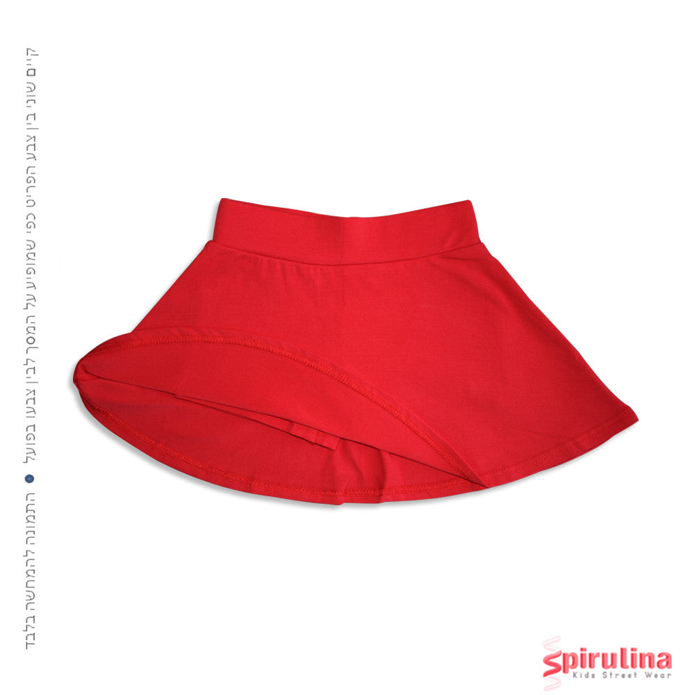 חצאית טייץ אדומה לילדות